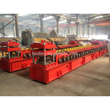 arc steel metal door frame making machine with hydraulic decoiler